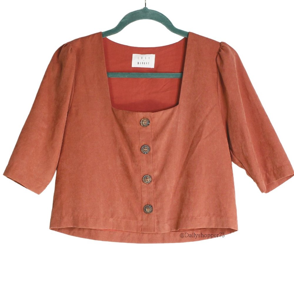 Lost + Wander Women's "Orchard" Short Sleeve Crop Top